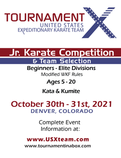 Tournament X - Junior Karate Competition